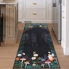 Washable Rug for Living Room, Soft Non Slip Jungle Nursery Bedroom Carpet with Cute Rabbit Squirrels - 3 of 4