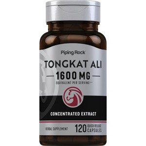 Piping Rock Tongkat Ali | 1600mg | 120 Capsules | Longjack Extract - 1 of 4