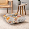 evamatise Tiki Picnic Mid Century Modern Square Floor Pillow - Deny Desings - 4 of 4