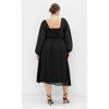 Women's Plus Size Flirty Midi Dress - black | CITY CHIC - 2 of 4