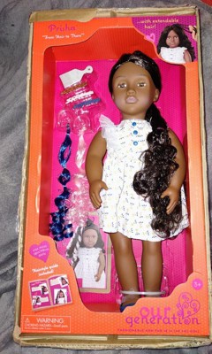 Our Generation Prisha & Styling Accessories 18 Hair Grow Doll : Target