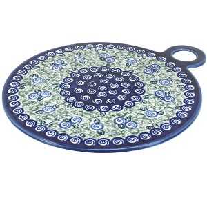 Blue Rose Polish Pottery 1173 Zaklady Round Cutting Board - 1 of 1