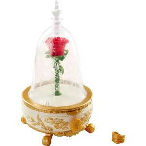Walt Disney Co Disney Beauty and the Beast Lights & Sound Enchanted Rose Jewelry Box - 1 of 4