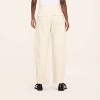 Women's Mid-Rise Barrel Leg Cargo Denim Pants - Woolrich x Target Cream - 3 of 3