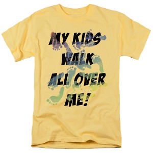 Men's Father's Day My Kids Walk All Over Me T-Shirt - 1 of 4