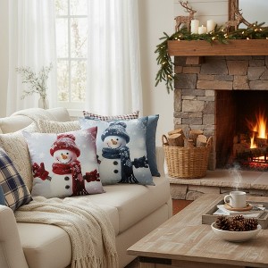 LISM Pillow Covers Cotton Linen Throw Pillow Case Set of 2 - 1 of 4