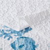 Lush Décor Oceana Watercolor Sea Life Quilts Blue - 4 of 4