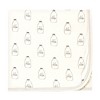 Touched by Nature Unisex Baby Organic Cotton Swaddle Blanket and Cap, Milk, 0-6 Months - 3 of 4