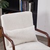 PAGED Mid-Century Modern Accent Chair Living Room Chairs with Pillow Upholstered Reading Chair with Wood Frame for Living Room - 3 of 4