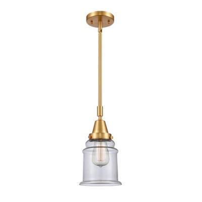 Canton - 1 Light Stem Hung Mini Pendant In Industrial Style-11.13 Inches Tall and 6.5 Inches Wide