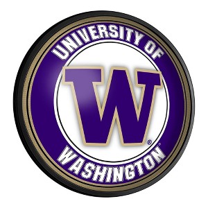 College Round Slimline Lighted Wall Sign - 1 of 1
