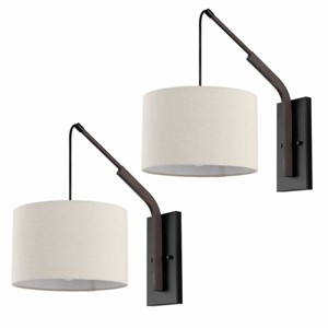 Noldita 19" Wall Sconce (Set of 2) - SCN4102 - Multi - Safavieh - 1 of 4