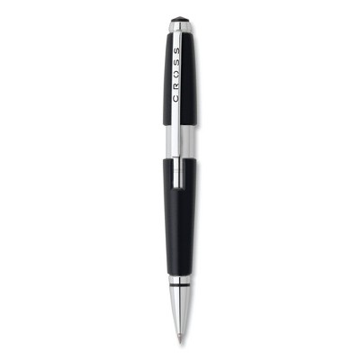 Cross Edge Pen, 0.7 mm, Medium, Black Ink, Black Barrel