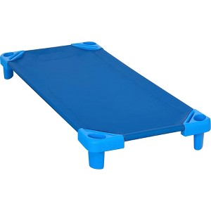 Kore Design Stackable Toddler Cot, 40" x 23" x 7", Blue - 1 of 4