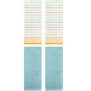 REGALWOVEN 4 Pcs Solid Bathroom Hotel and Spa Waffle Cotton Hand Towels - 1 of 4