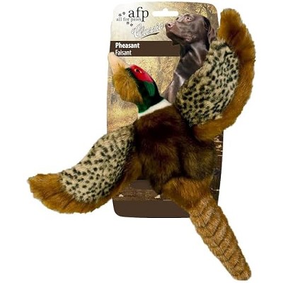 ALL FOR PAWS Classic Dog Pheasant Toys, Squeaky Dog Toys Stuffed Animal Dog Hunting Plush Toy, Large