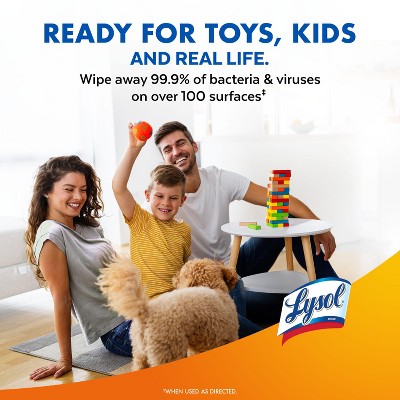 Lysol All-Purpose Cleaner & Disinfectant Wipes - 80ct/4pk