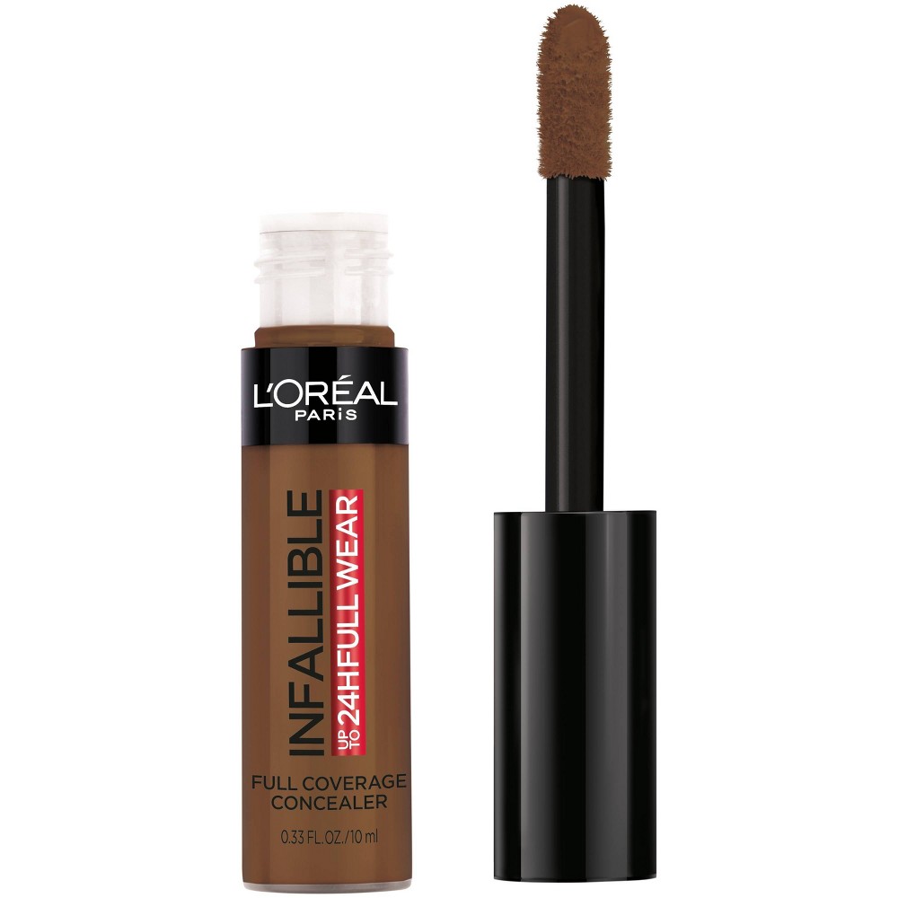 Photos - Foundation & Concealer LOreal L'Oreal Paris Infallible Full Wear, Full Coverage, Waterproof Concealer - 440 Truffle - 0.33 fl oz: Concealing, Brush-On, No 