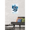 Trends International NHL Seattle Kraken - Logo 20 Framed Wall Poster Prints - 2 of 4