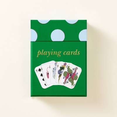 Waterproof Deck of Cards Green - kate spade new york x Target