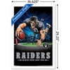 Trends International NFL Las Vegas Raiders – End Zone 20 Framed Wall Poster Prints - 3 of 4