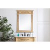 Elegant Lighting Wood frame mirror 28 inch x 36 inch in Antique Beige - 2 of 4