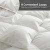 Peace Nest Heavyweight Extra Warmth White Goose Feather Down Fiber Duvet Comforter Insert - 4 of 4