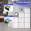 5 Drawer Vertical File Cabinet With Lock, Metal Locking Filing Cabinet For Home Office, File Storage Cabinet For A4/Letter/Legal Size File - 4 of 4