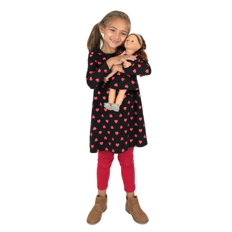 Leveret Girl and Doll Matching Cotton Dress, 1 of 3