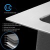 Laundry Sink Drop In,Laundry Utility Sink 16 Gauge Stainless Steel Drop In Topmount 12 Inch Deep Single Bowl Above Counter Utility Laundry Room - 4 of 4