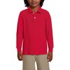 Lands' End School Uniform Kids Long Sleeve Mesh Polo Shirt - 4 of 4