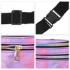 Unique Bargains Stylish Reflective Holographic Sports Waist Bag 1 Pc - 4 of 4