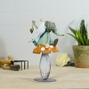 VIP Metal 15 in. Multicolor Gnome on Mushroom Decor - 4 of 4