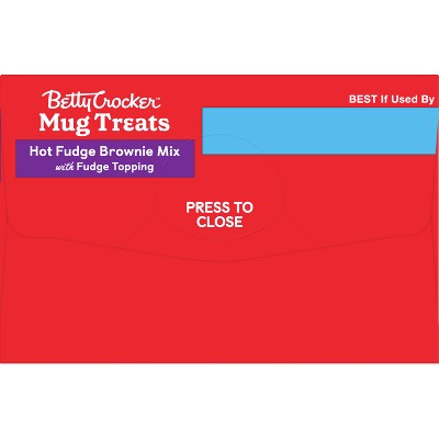 Betty Crocker Mug Treats Hot Fudge Brownie Cake Mix - 13.9oz/4ct_1