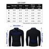 Coolmee Mens Polo Shirts Long Sleeve Casual Button Polo Shirt with Chest Pocket Classic Collared Golf Shirt - 3 of 3