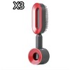 Wikineon Self Cleaning Hair Brush For Women One-key Cleaning Hair Loss Airbag Massage Scalp Comb Anti-Static Hairbrush - 2 of 4