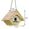 Home Bazaar 7" Little Wren Bird House Yellow - 2 of 3
