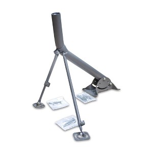 SatelliteSale Universal J Pipe Antenna Mount 2″ Outdoor With Monopoles for Satellite Dish HDTV - 1 of 4