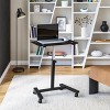 Seville Classics airLIFT  23.6 in. Tempered Glass Adjustable Mobile Desk - 2 of 4