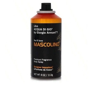 Parfums De Coeur Designer Imposters Mascolino Men Body Spray 4 oz - 1 of 1