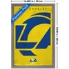 Trends International NFL Los Angeles Rams - Logo 25 Framed Wall Poster Prints - 3 of 4