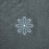 REGALWOVENBathroom Home Decor Embroidered Floral Pattern Cotton Hand Towels 13" x 30" 2 Pcs - 3 of 4