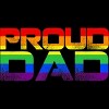 Adult Design By Humans LGBTQ+ Proud Dad Father's Day By KangThien T-Shirt - 2 of 2