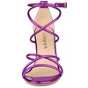 Allegra K Women's Open Toe Strappy Buckle Straps Stiletto Heel Sandals - 2 of 4