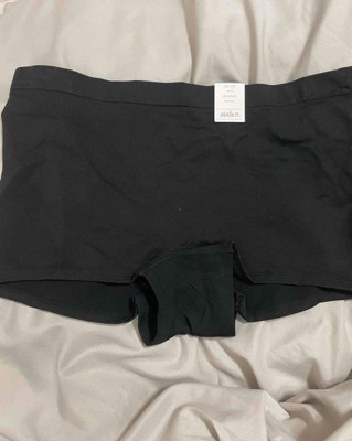 Women's Seamless Boy Shorts Underwear - Auden™ Black 2x : Target