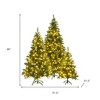 HomeRoots Three Piece Pre Lit Extra Full Frosted Pine Christmas Tree Set - 3 of 4
