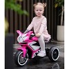 Electric motorcycle/ 12 V Kids toys motorcycle/Kids electric car/electric ride on toys for 3 4 5 6 years Boys Girls with Training Wheels - 2 of 4