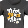 Women's - Instant Message - Vibes Tired Mom Graphic T-shirt Dress - 2 of 4