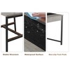 Dining Table Set for 4, Small Kitchen Table and 2 Chairs for 4 with Bench - 4 of 4