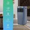 Tangkula 3-in-1 Portable Air Conditioner 8000 BTU ASHRAE AC Unit Air Cooler w/ 24H Timer Dark Blue - 3 of 4